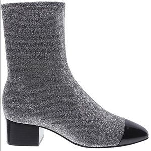 NBW Schutz Lilith metallic boot. Never been worn